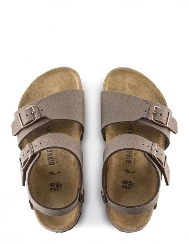 Birkenstock Sandales Enfant New York Cuir Mocha Marron – Image 4