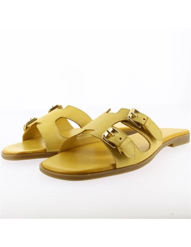 Hylton Mules Femme Palombaggia Cuir Jaune – Image 2