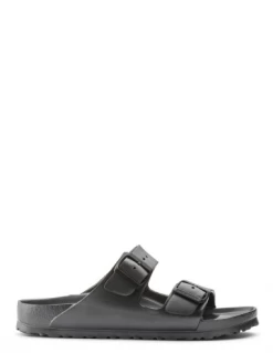 Birkenstock Mules Femme Arizona Eva Caoutchouc Metallic Anthracite