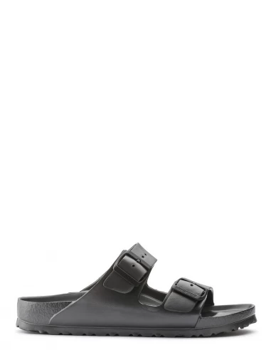 Birkenstock Mules Femme Arizona Eva Caoutchouc Metallic Anthracite