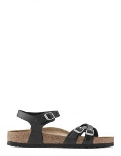 Birkenstock Sandales Femme Kumba Cuir Noir