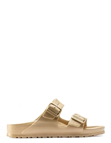 Birkenstock Mules Femme Arizona Eva Caoutchouc Glamour Dorée