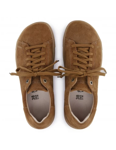 Birkenstock Baskets De Ville Femme Bend Low Cuir Marron – Image 4