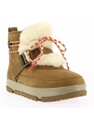 Ugg Boots Fourées Femme Classic Weather Hiker Daim Chestnut – Image 3