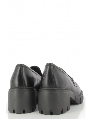 Hylton Mocassins à Talon Femme11221 Cuir Noir – Image 5
