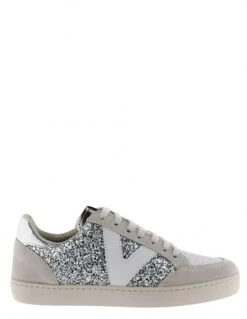 Victoria Baskets De Ville Femme - Paillettes/Gris