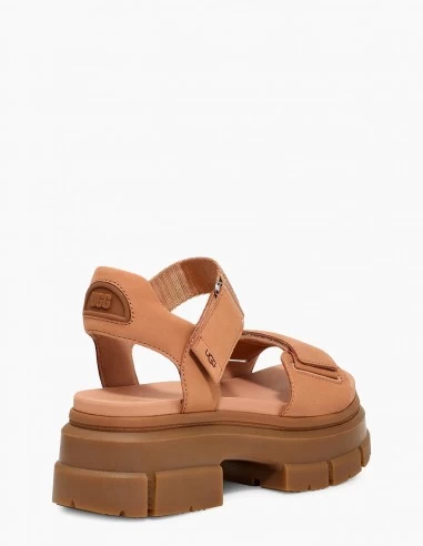 Ugg Sandales Compensées Femme Ashton Ankle Daim Terracota – Image 2