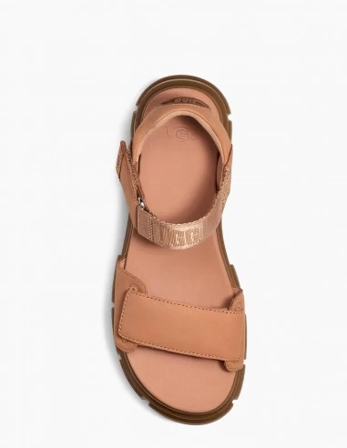 Ugg Sandales Compensées Femme Ashton Ankle Daim Terracota – Image 3
