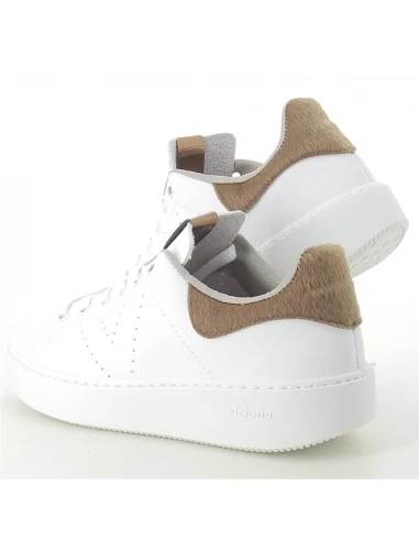 Victoria Baskets De Ville Femme 1260137 Blanc/camel – Image 4