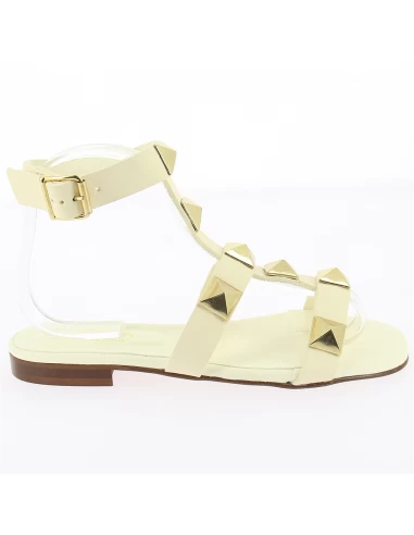 Hylton Sandales Femme Sunrise Ivory Cuir Blanc – Image 4