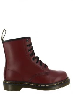 Dr. Martens Dr Martens Boots Femme 1460 Cuir Smooth Rouge