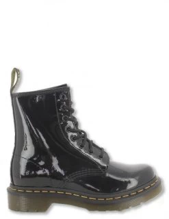 Dr. Martens Dr Martens Boots Femme 1460 Cuir Verni Noir