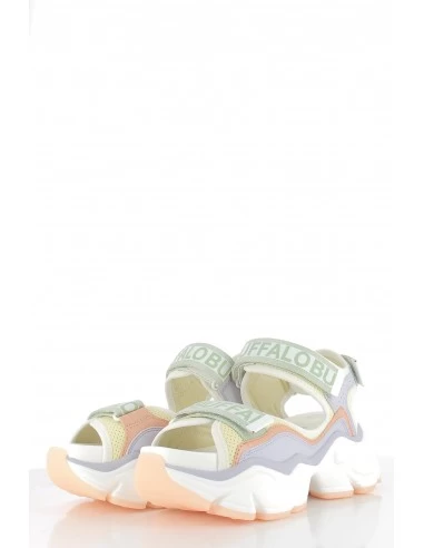 Buffalo Sandales Compensées Buffalo Binary 0 Femme – Image 3