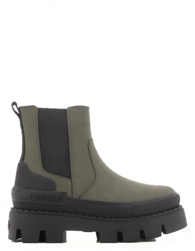 Buffalo Chelsea Boots Femme Raven Chelsea Kaki