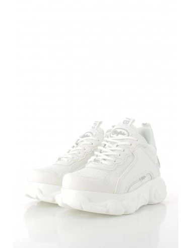 Buffalo Baskets Compensées Femme Cld Chai Blanc – Image 3