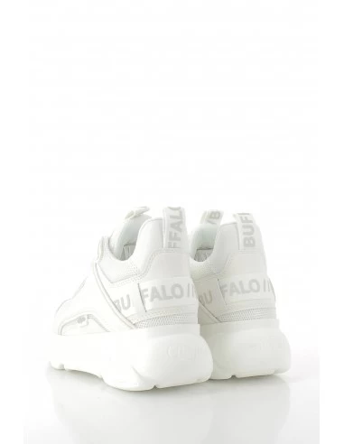 Buffalo Baskets Compensées Femme Cld Chai Blanc – Image 4