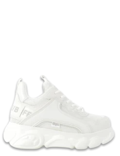 Buffalo Baskets Compensées Femme Cld Chai Blanc