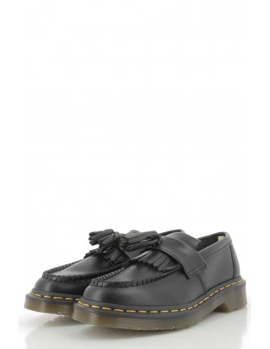 Dr. Martens Dr Martens Mocassins Pampilles Femme Adrian Yellow Stitch Cuir Smooth Noir – Image 4