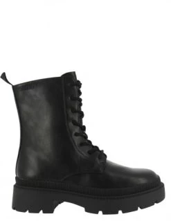 Tamaris Bottines à Lacets Femme 25215-29 001 Cuir Noir