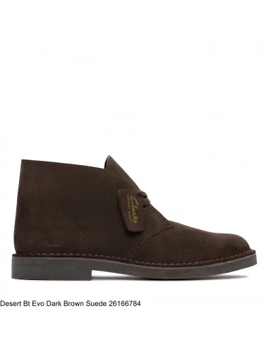 Clarks Boots Homme Desert Bt Evo Dark Brown Suede – Image 4