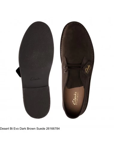 Clarks Boots Homme Desert Bt Evo Dark Brown Suede – Image 5