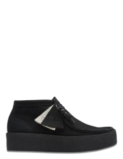Clarks Derby Wallabeecup Bt Black Nubuck Femme