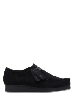Clarks Derbies Femme Wallabee Evosh Black Sde