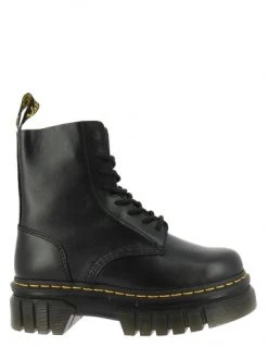 Dr. Martens Dr Martens Boots Compensées Femme Audrick 8-eye Cuir Noir