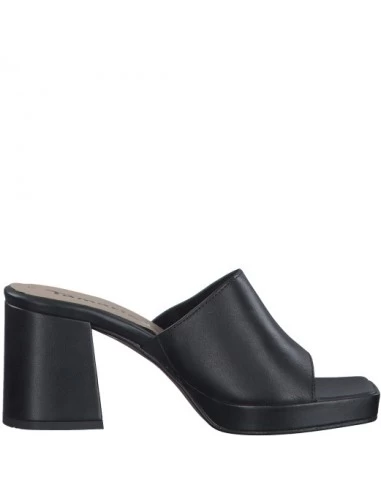 Tamaris Mules à Talon Femme 27222-20 003 Cuir Noir – Image 3