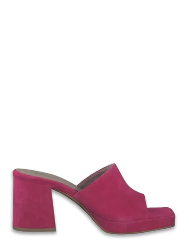 Tamaris Mules Ă Talon Femme 27222-20 513 Cuir Fuchsia