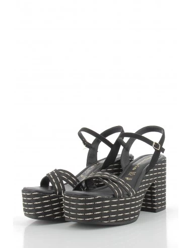 Tamaris Sandales Compensées à Talon Femme 28034-30 046 Cuir Noir – Image 3