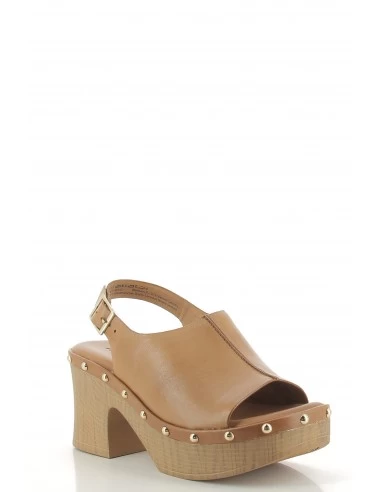 Tamaris Sandales Compensées à Talon Femme 28037-30 440 Cuir Camel – Image 3