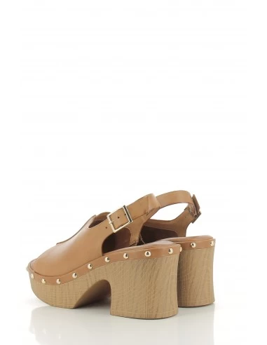 Tamaris Sandales Compensées à Talon Femme 28037-30 440 Cuir Camel – Image 4