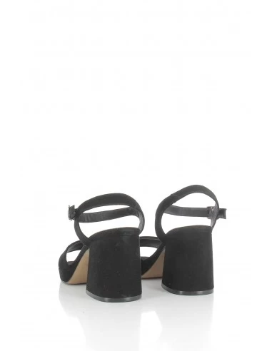 Tamaris Sandales à Talons Femme 28374-20 001 Daim Noir – Image 4