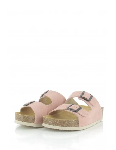 Plakton Mules Femme Cp Beta Cuir Rose – Image 3