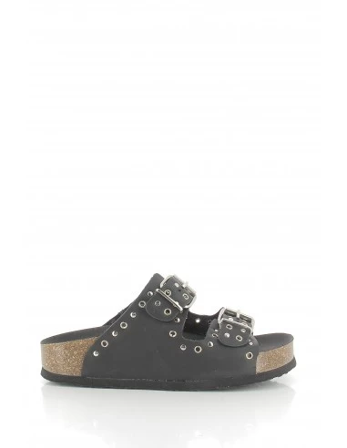 Plakton Mules Femme Met Beta Re Cuir Noir – Image 5