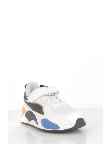 Puma Sneakers Enfant RS-X EOS AC+ Blanc/bleu/noir/orange – Image 2