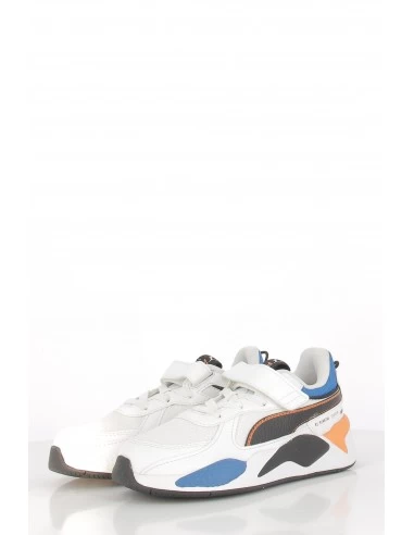 Puma Sneakers Enfant RS-X EOS AC+ Blanc/bleu/noir/orange – Image 3
