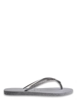 Havaianas Tongs Femme Slim Sparkle II Gris Argenté