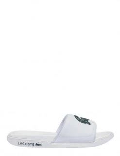 Lacoste Claquettes Homme Croco Dualiste Blanc/vert Foncé