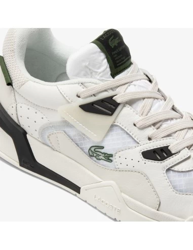 Lacoste Sneakers Homme LT 125 Cuir Blanc/beige – Image 6