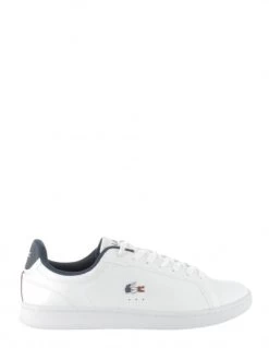 Lacoste Sneakers Homme Carnaby Pro Cuir Blanc/bleu
