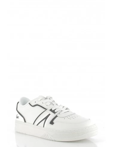 Lacoste Sneakers Homme L001 Cuir Blanc/noir – Image 3