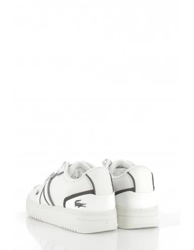 Lacoste Sneakers Homme L001 Cuir Blanc/noir – Image 4