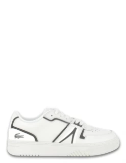 Lacoste Sneakers Homme L001 Cuir Blanc/noir