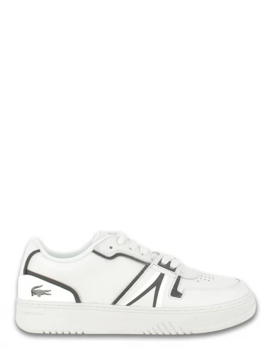 Lacoste Sneakers Homme L001 Cuir Blanc/noir