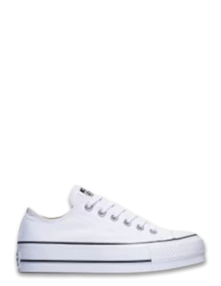 Converse Sneakers Compensées Basses Femme Lift Ox Blanc