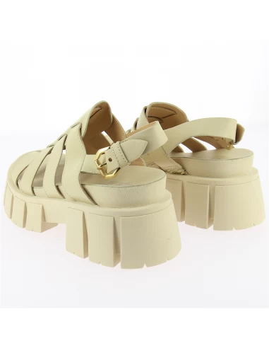 Mjus Sandales Compensées Femme Marmara Beige – Image 3