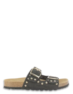 Hylton Mules Femme 6497 Cuir Noir