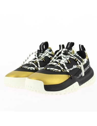 Versace Baskets De Ville Homme Hyber Noir/blanc – Image 2